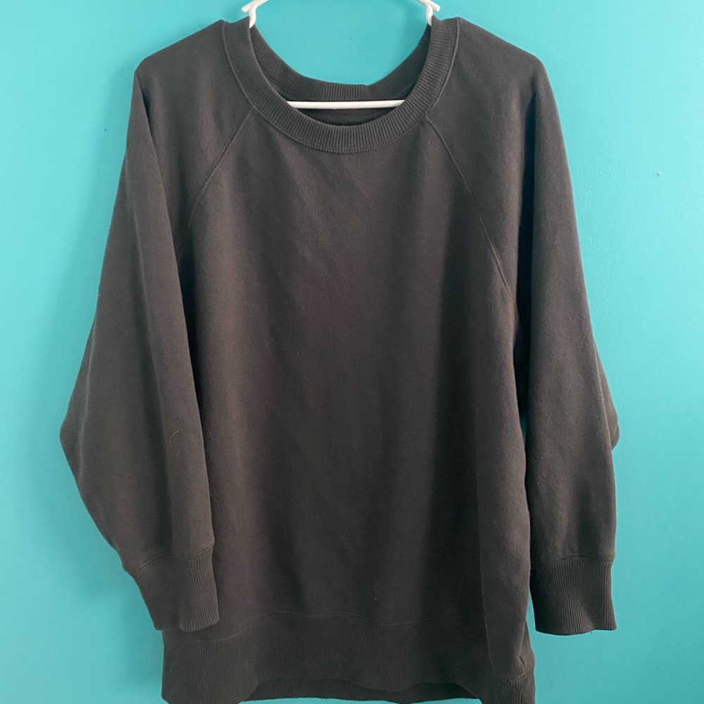 Aerie Gray Oversized Sweatshirt